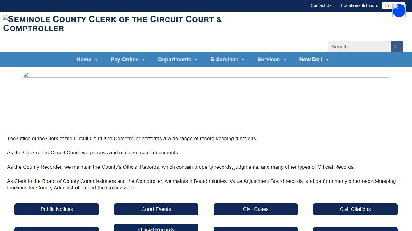 Search for a Court Case - Seminole County Clerk of the Circuit Court & Comptroller