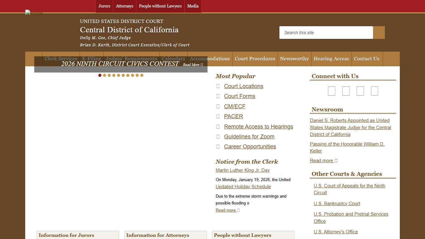 Central District of California | United States District Court